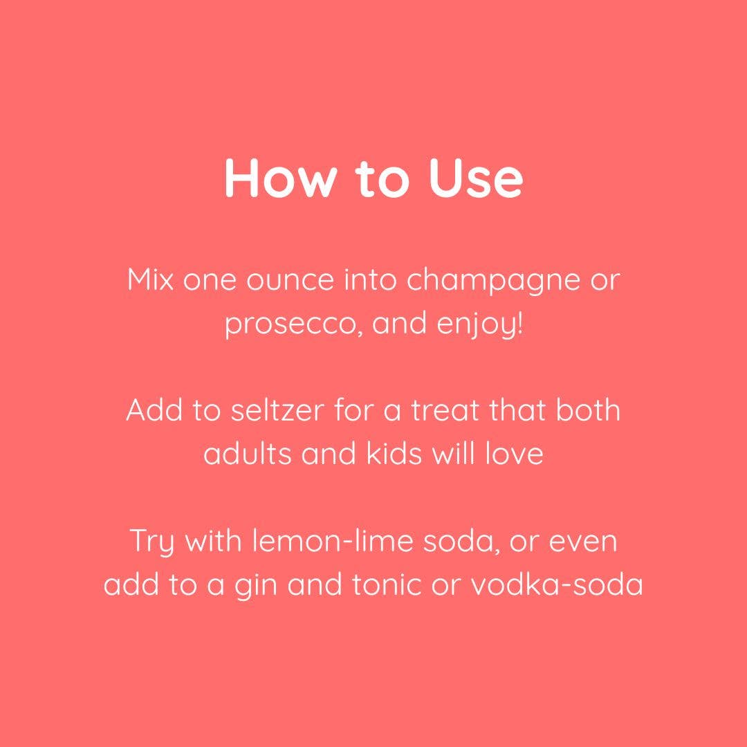 Glitter Sangria Cocktail Mix/Syrup - Wood Stove Kitchen