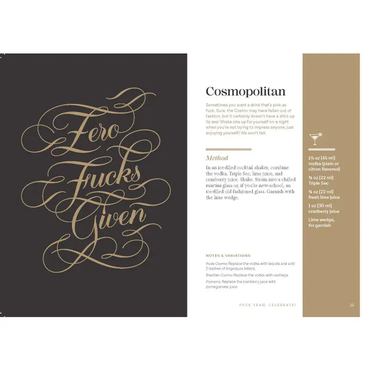 Classy as F*ck Cocktails - Chronicle Books