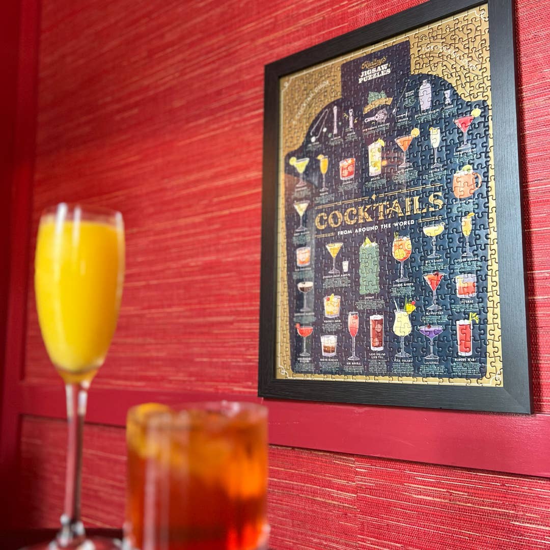 Cocktail Lover's 500-piece Jigsaw Puzzle - Chronicle Books