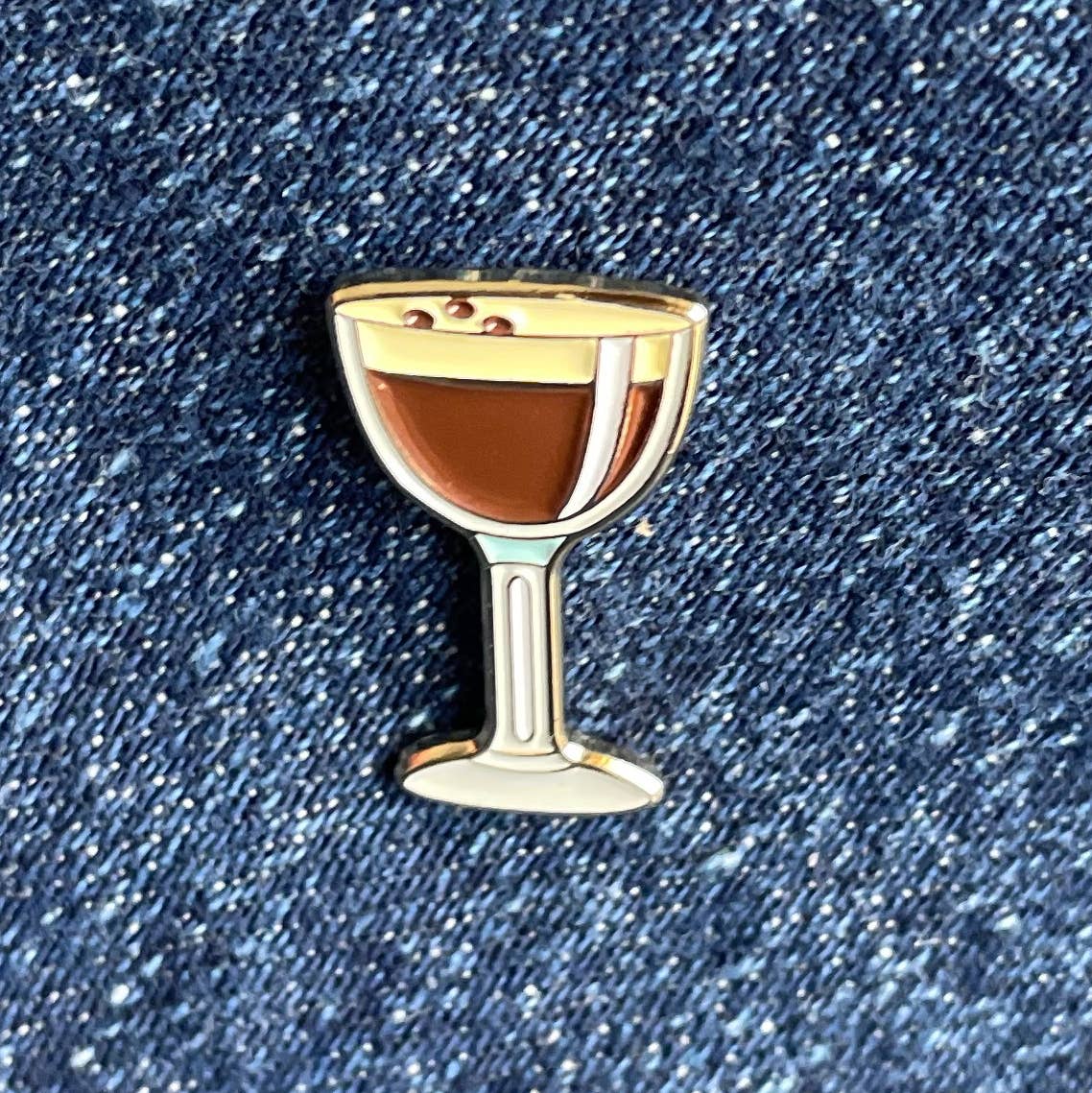 Espresso Martini Cocktail Pin - Love & Victory