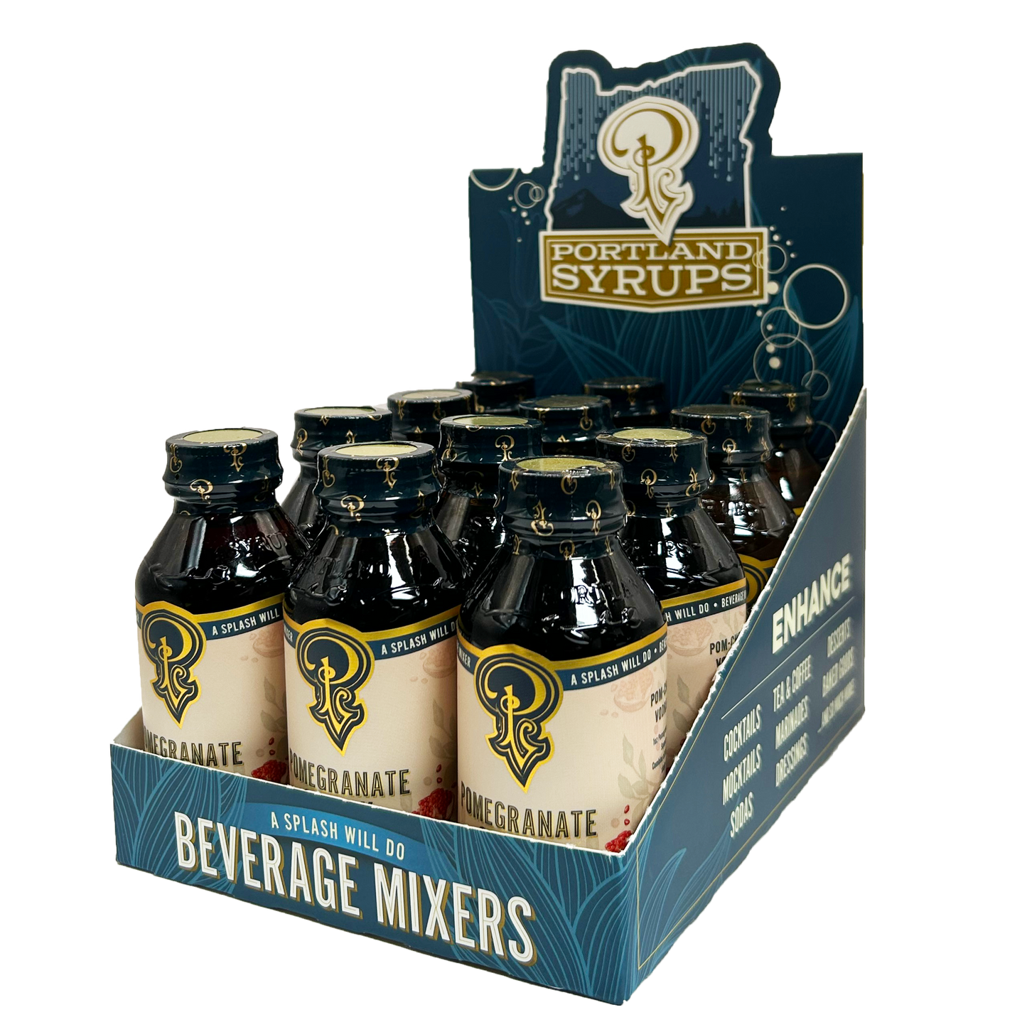 Pomegranate Cherry Syrup - Portland Syrups - 3.4oz