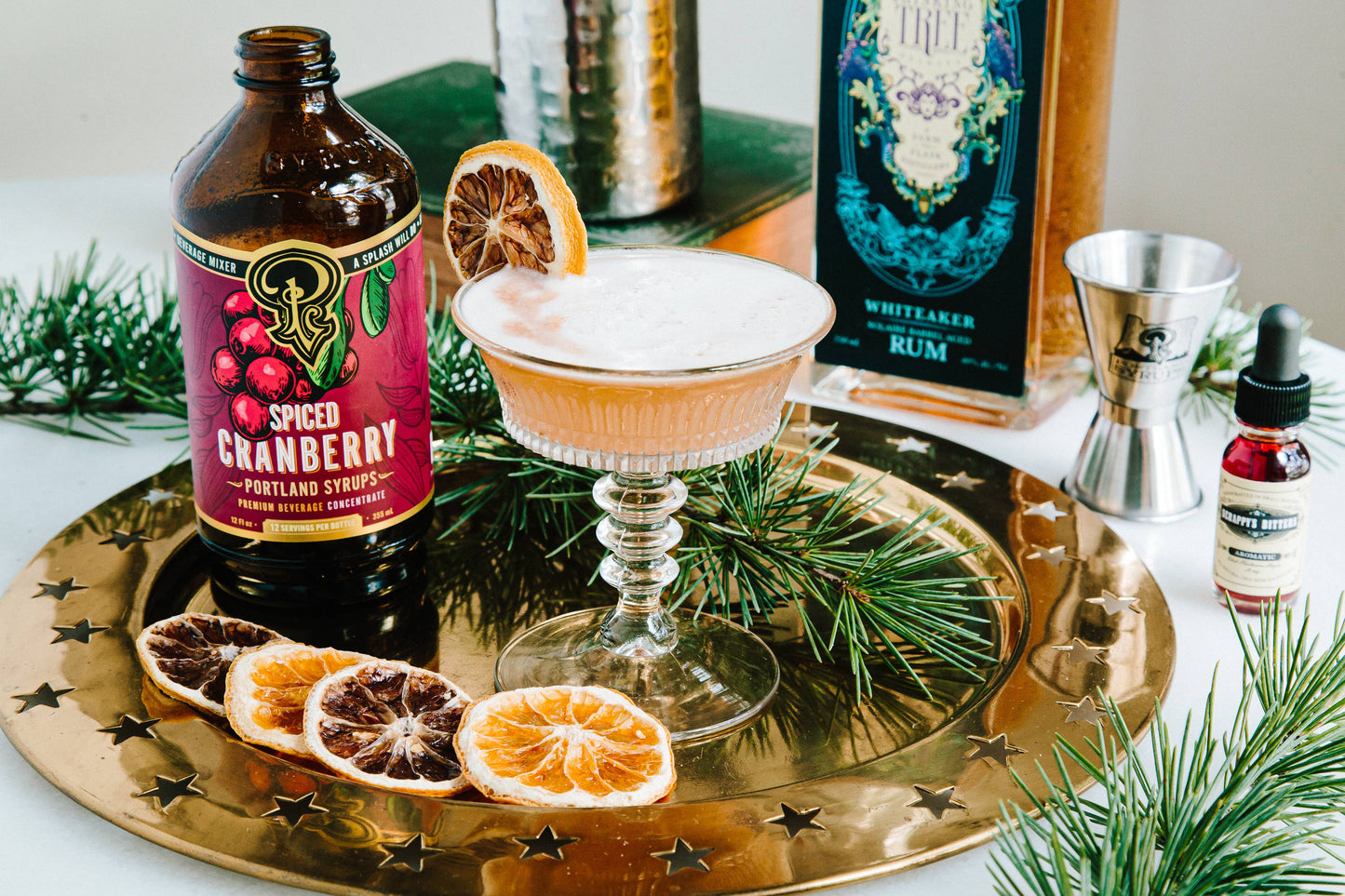 Spiced Cranberry Syrup - Portland Syrups - 12oz