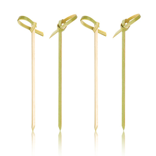 Party Disposable Knotted Bamboo Appetizer Picks - TRUE