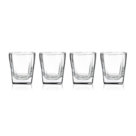 Square Shot Glass - TRUE - Set of 4