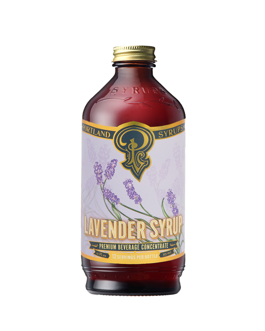 Lavender Syrup 12oz - cocktail / mocktail beverage mixer - Portland Syrups