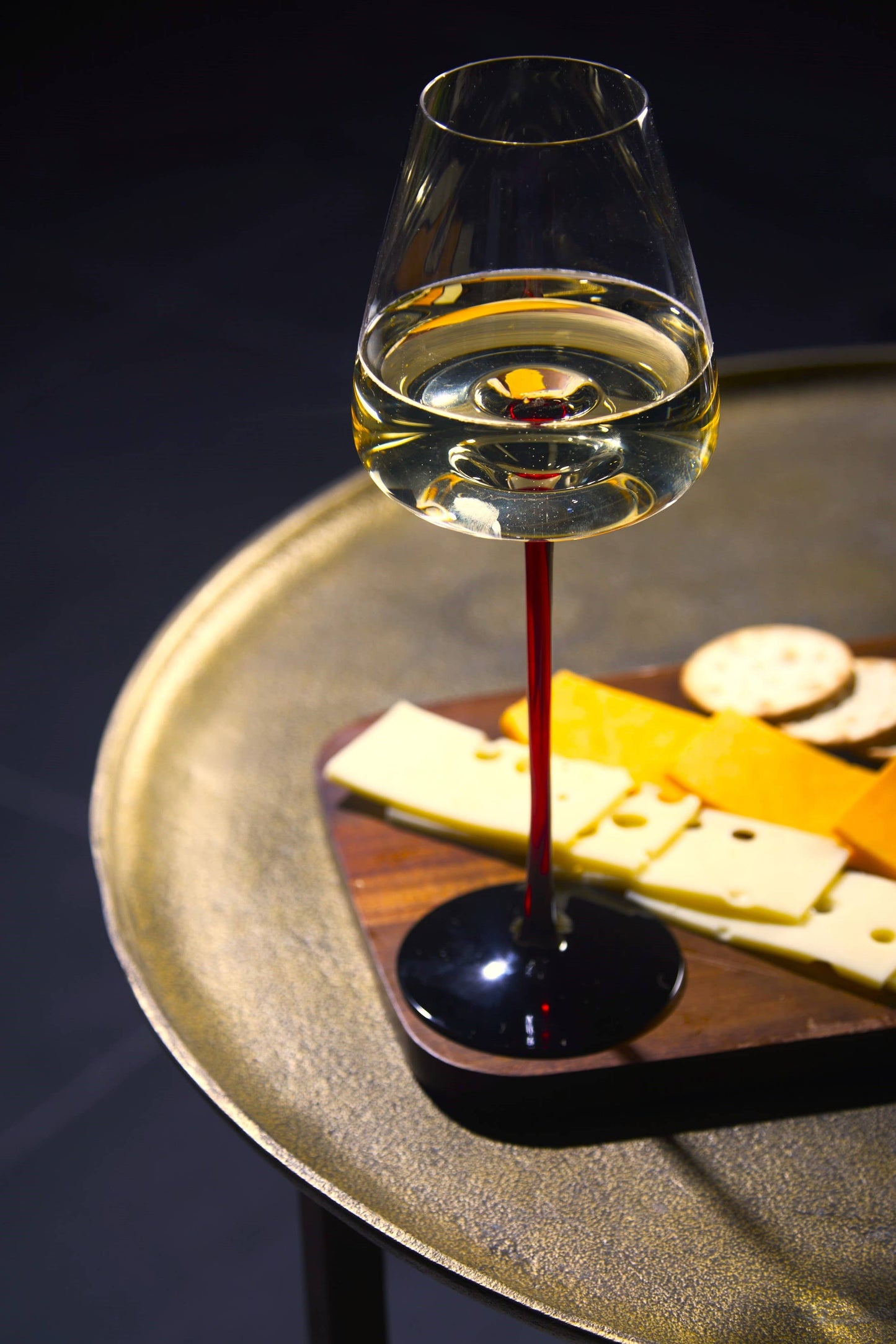 Large Concave Wine Glass - Lemonsoda - 16oz