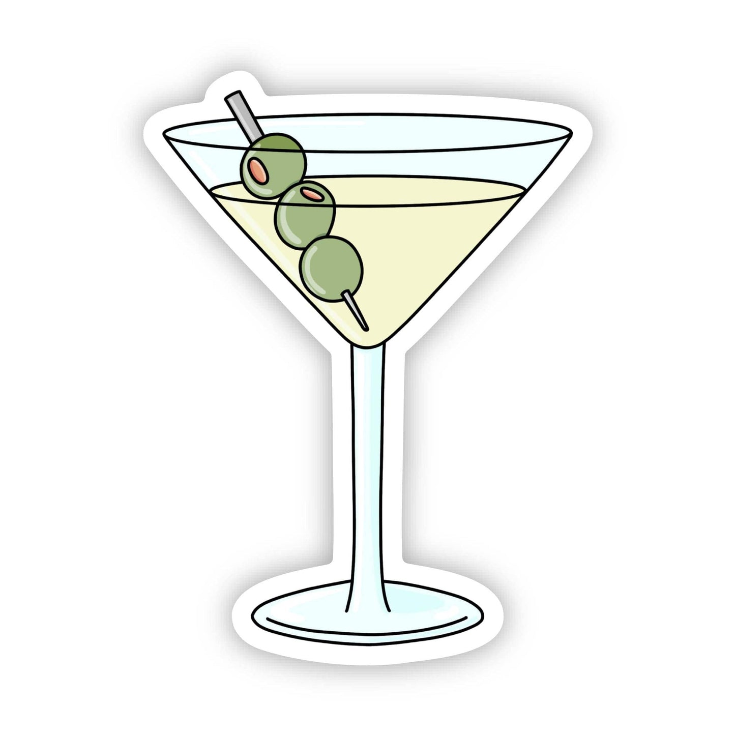 Martini Cocktail Sticker - Big Moods