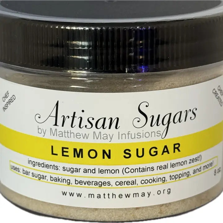 Lemon Sugar - Artisan Salts and More! - 1/2 Pound