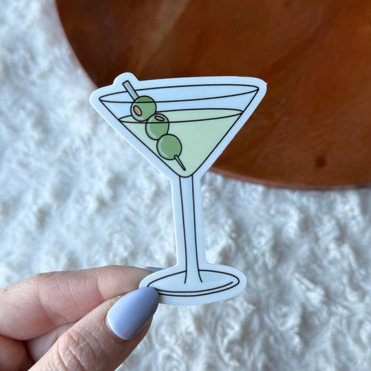 Martini Cocktail Sticker - Big Moods