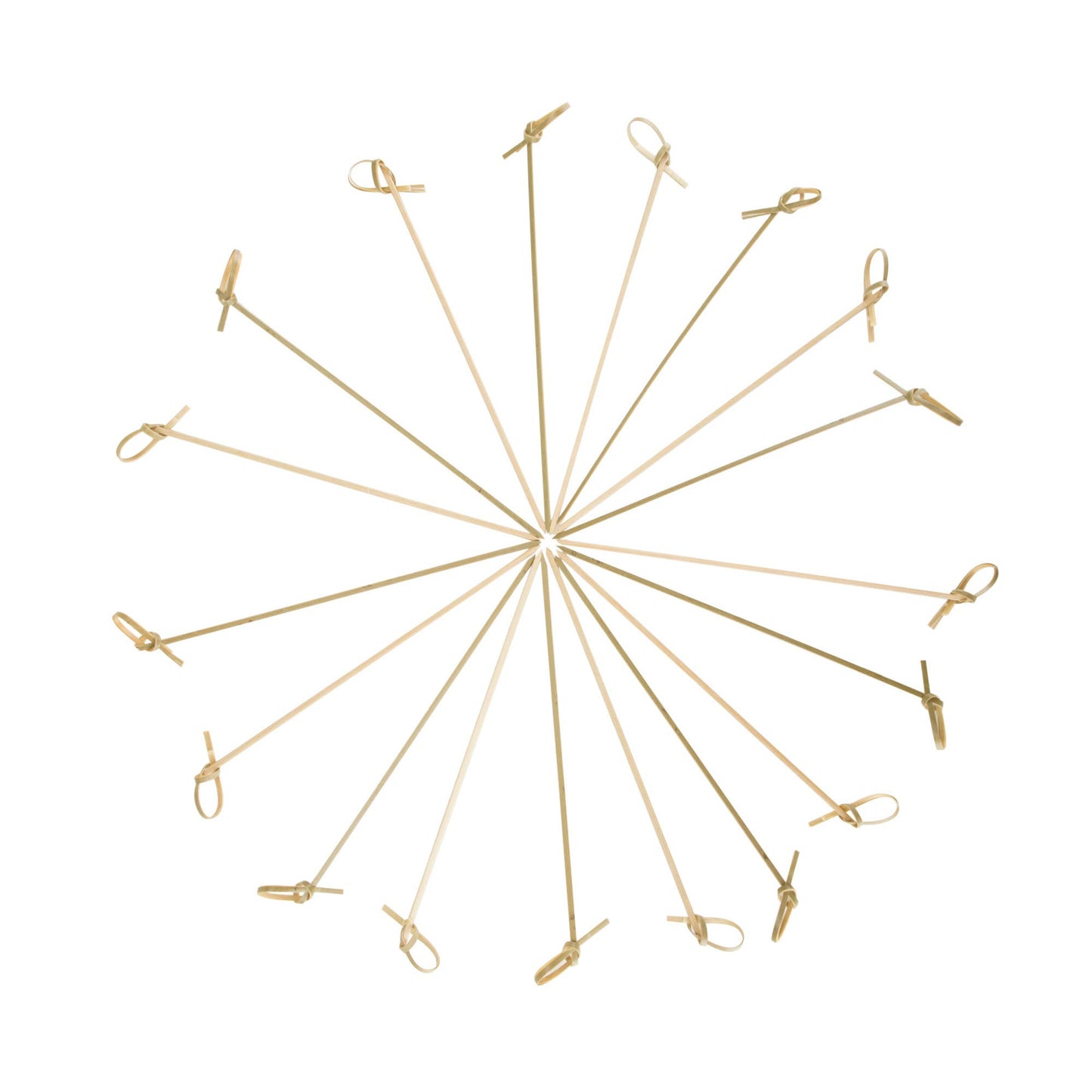 Party Disposable Knotted Bamboo Appetizer Picks - TRUE