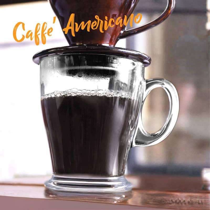 Glass Americano Coffee Cup - Lemonsoda