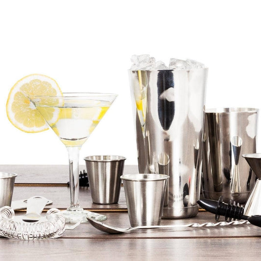 Classic 16 Piece Mixing Bar Set with Essential Barware Tools - Lexi Home