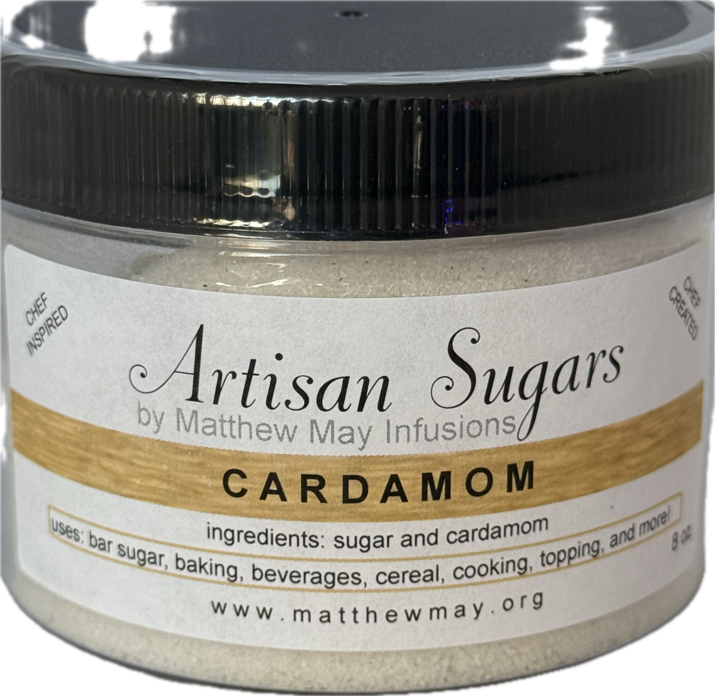 Cardamom Sugar - Artisan Salts and More! - 1/2 Pound