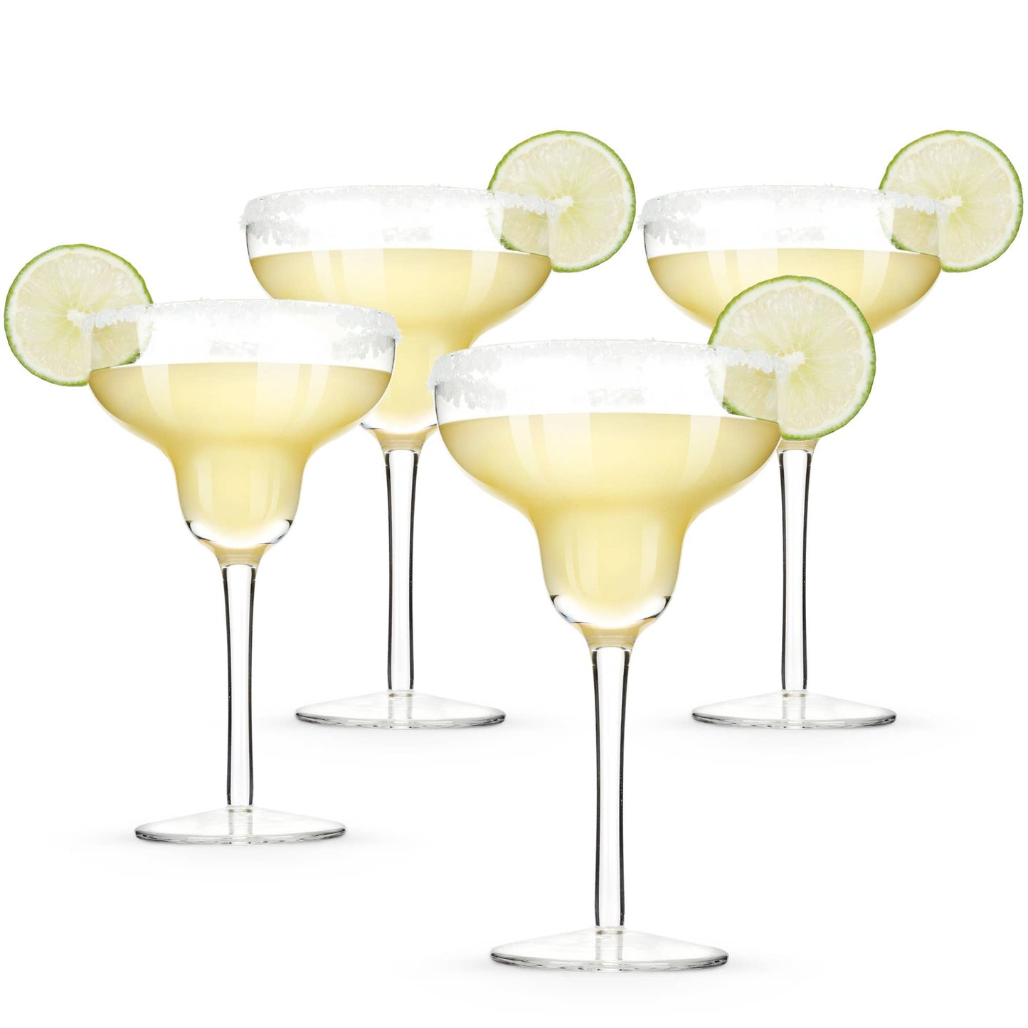 Sorbo Crystal Margarita Glasses - TRUE - Set of 4