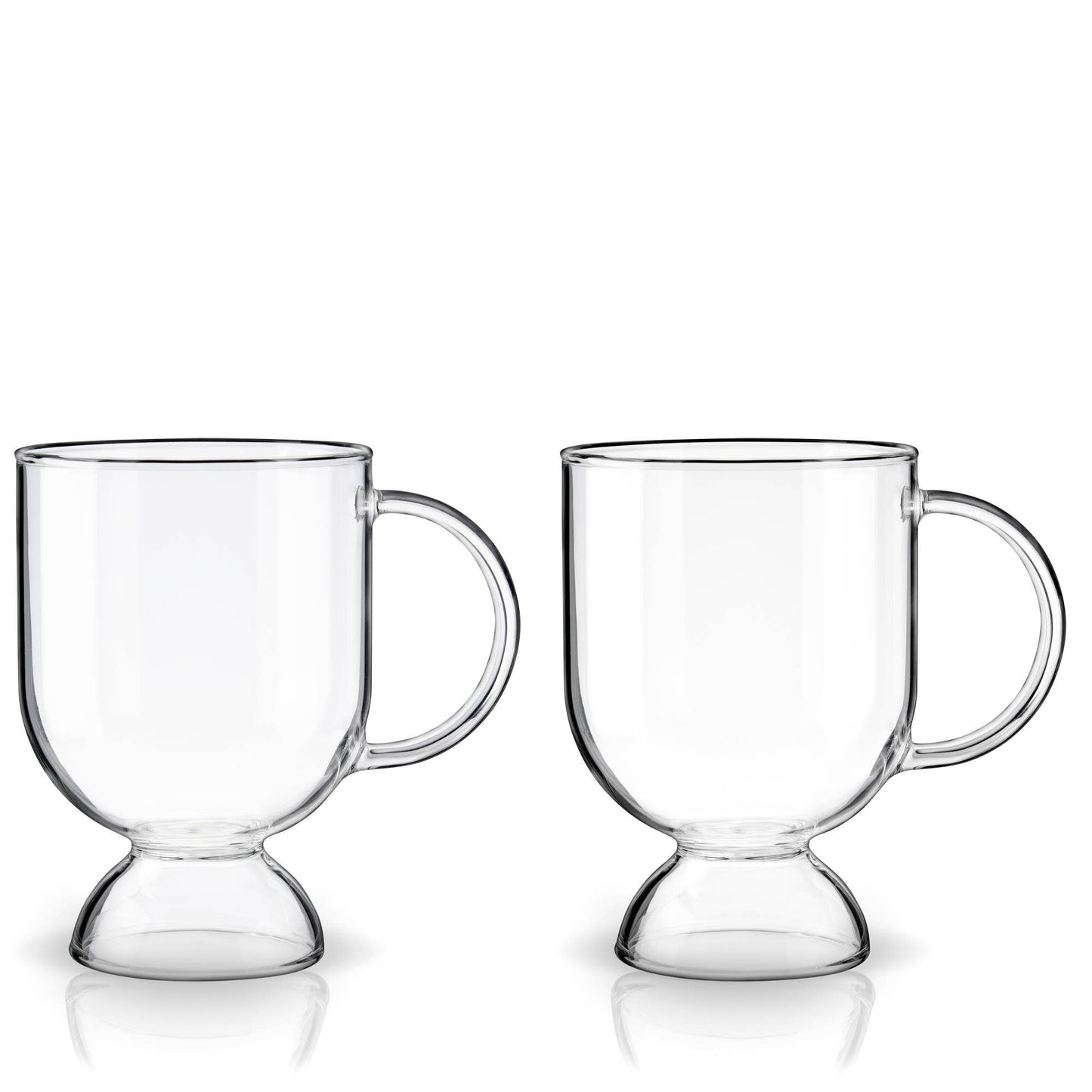 Raye™ Footed Glass Hot Toddy Mugs - Viski - Set of 2