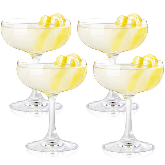Coupe 7 oz Cocktail Glasses - TRUE - Set of 4