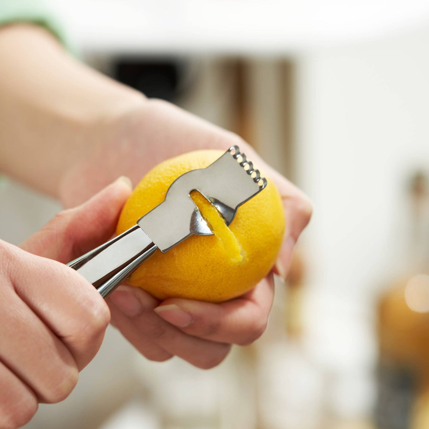 Zesty Stainless Steel Citrus Zester & Knife - TRUE
