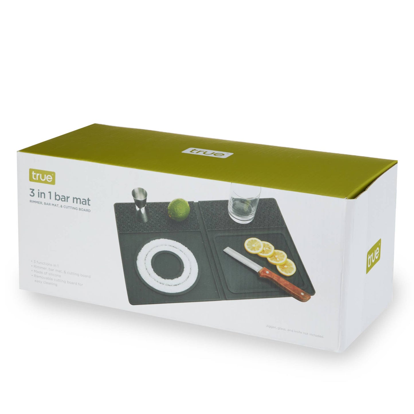 3in1 Multi Use Silicone Cocktail Bar Mat Prep Station - TRUE